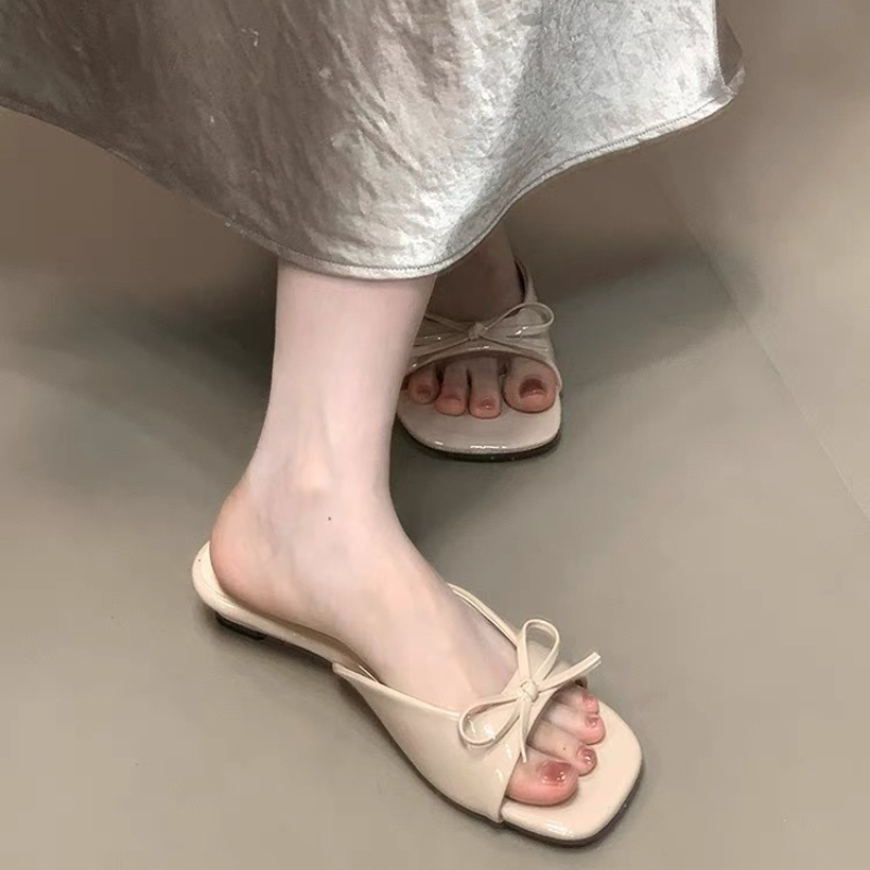 Fashion Bow Open Toe Slippers  - Women'S Fashion Spring Summer 2026 recension och pris