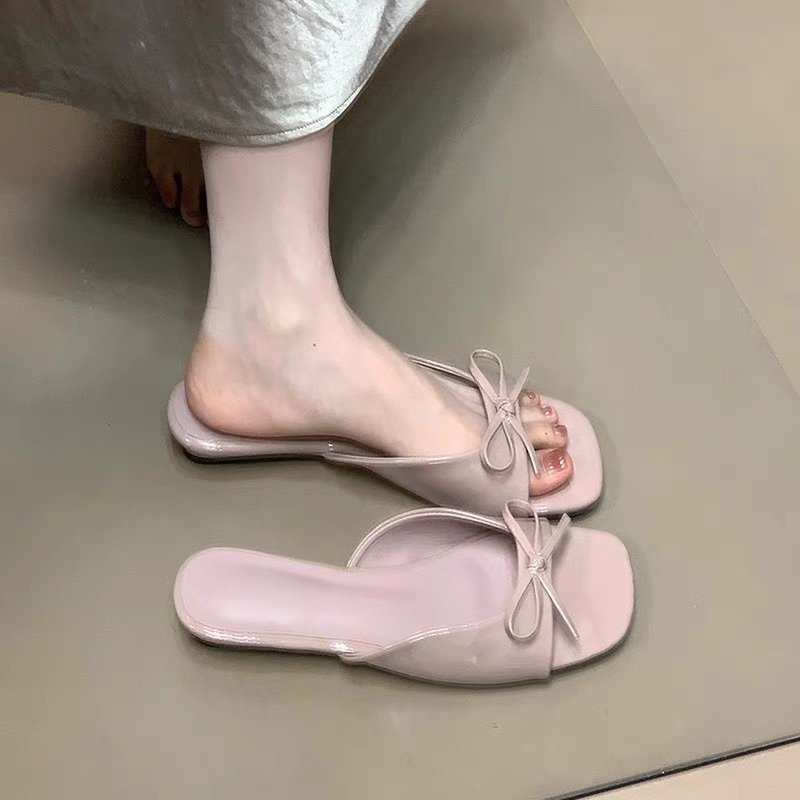 Fashion Bow Open Toe Slippers  - Women'S Fashion Spring Summer 2026 recension och pris