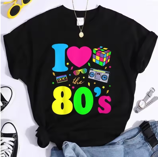 New Fashion I Love The 80s T-S - Women'S Fashion From The 80S recension och pris