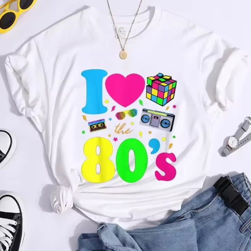 New Fashion I Love The 80s T-S - Women'S Fashion From The 80S recension och pris