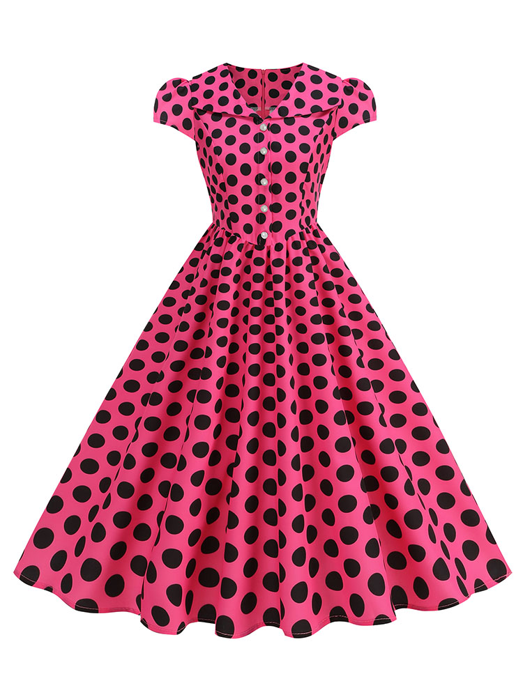 Women's Polka Dot Summer Dress - Women'S Fashion Of The 50S recension och pris