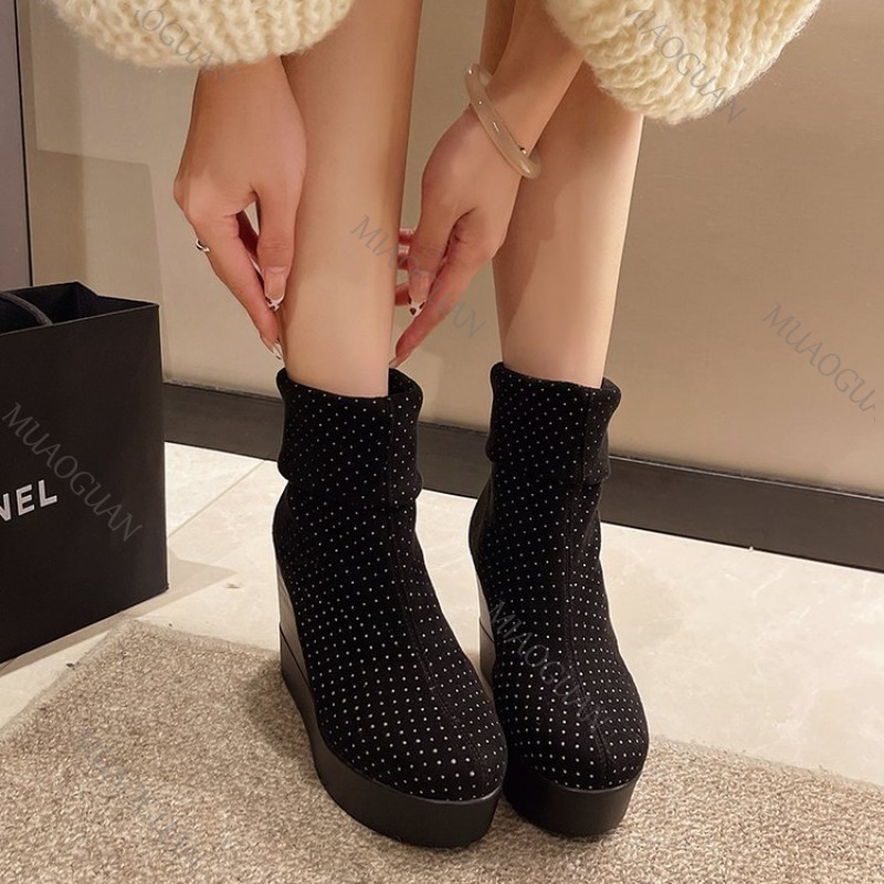 Wedges Women Ankle Snow Boots  - Women'S Fashion Winter 2026 recension och pris