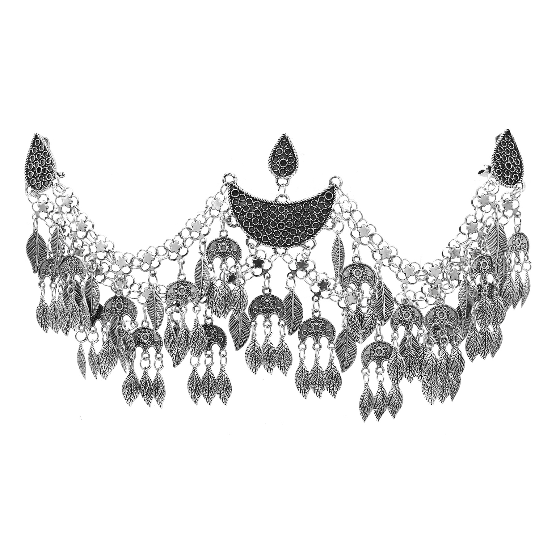 Vintage Silver Ethnic Multilay - Women Fashion Pakistan recension och pris
