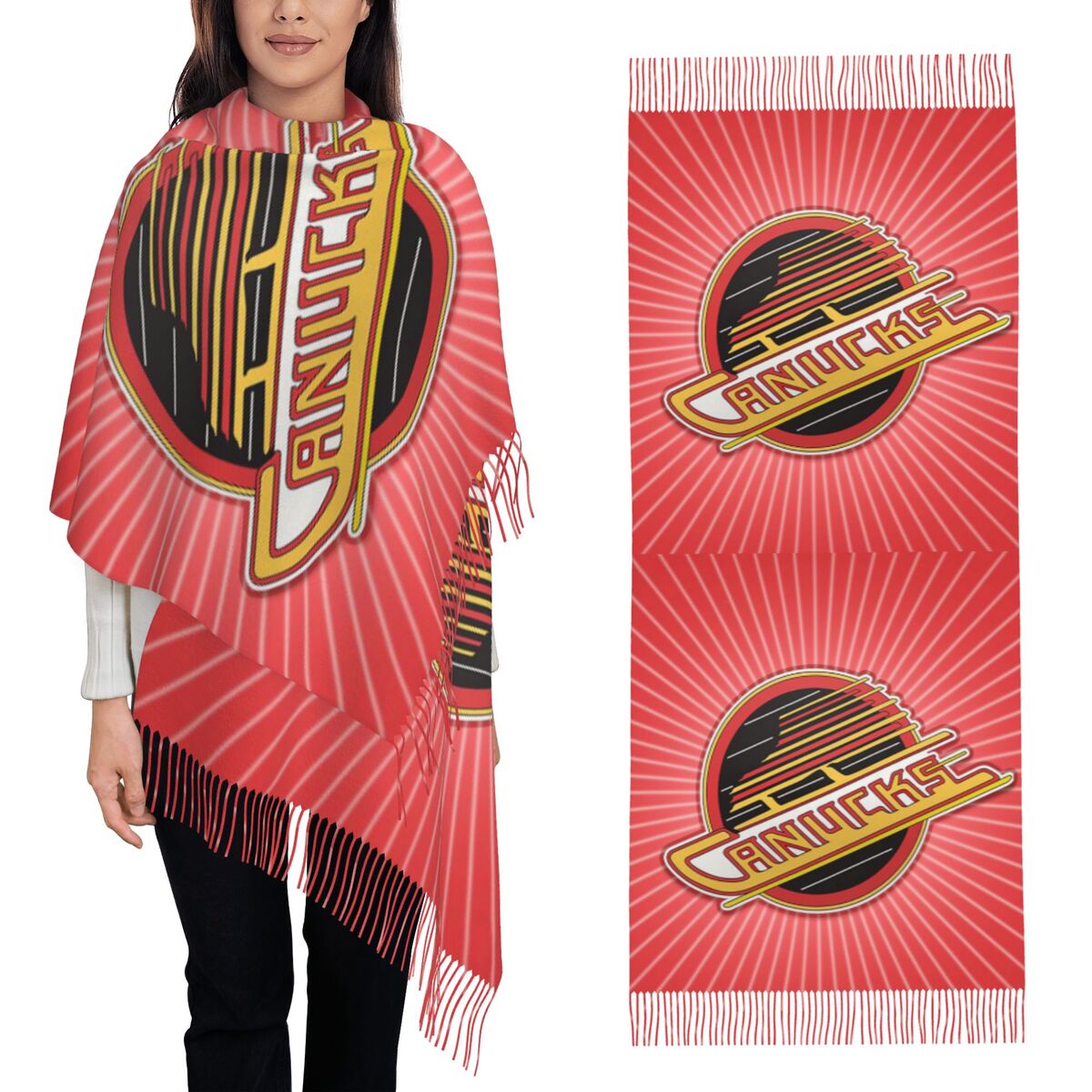 Vancouver Hockey Canucks Scarf - Women'S Fashion Vancouver recension och pris
