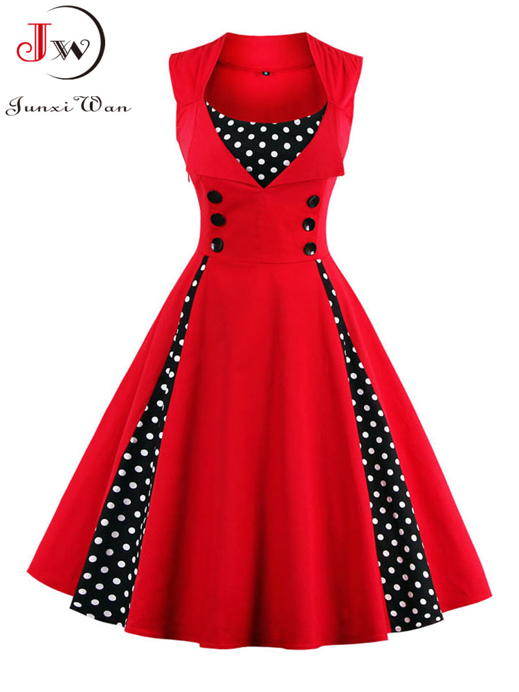 S-5XL Women Robe Retro Vintage - Women'S Fashion Of The 50S recension och pris