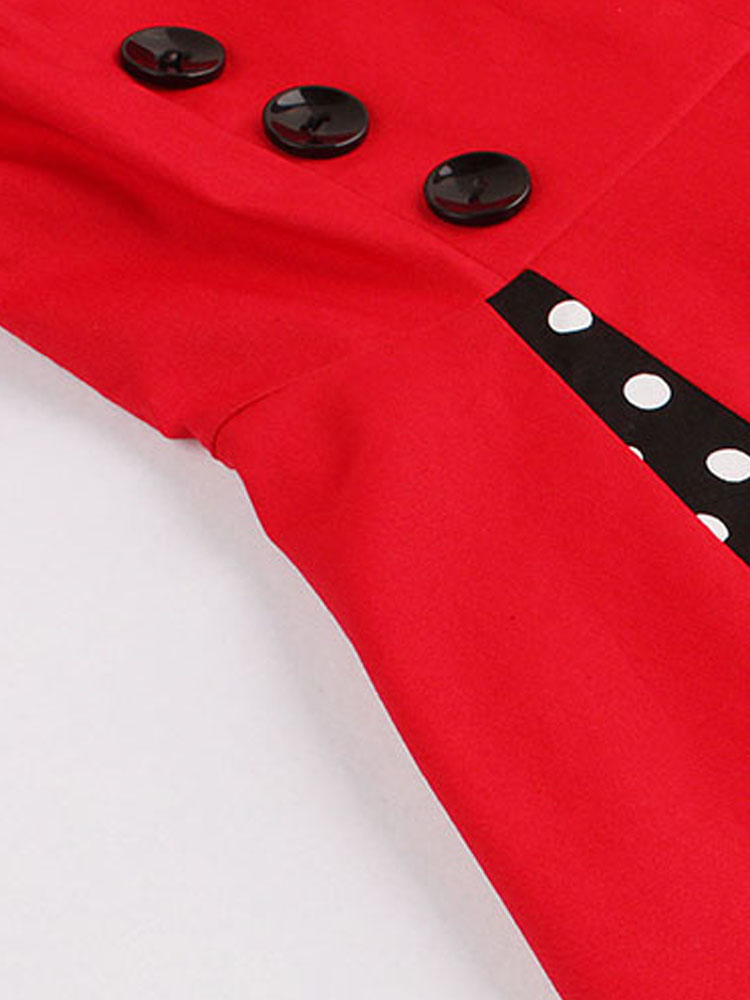 S-5XL Women Robe Retro Vintage - Women'S Fashion Of The 50S recension och pris
