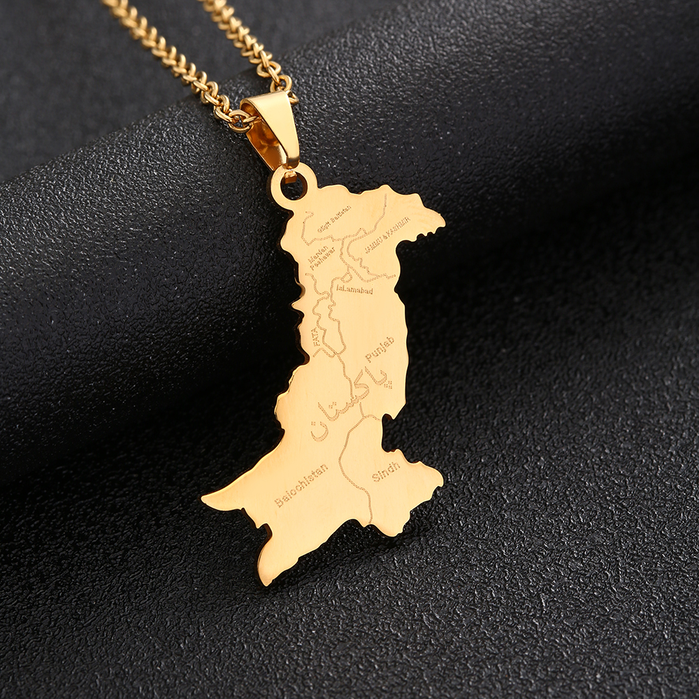 Pakistan Map With City Pendant - Women Fashion Pakistan recension och pris