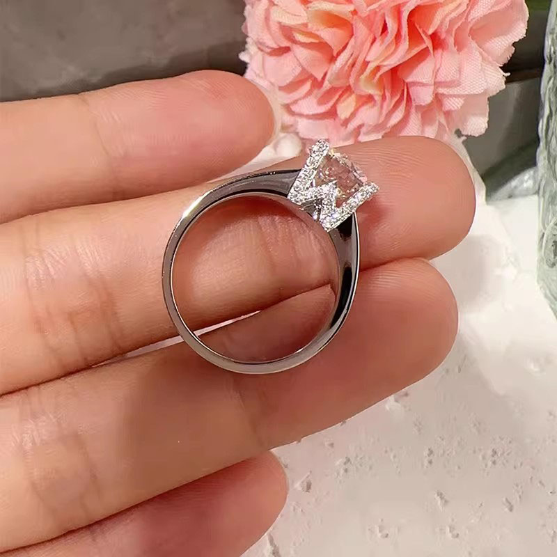 Round D Color CVD Lab Grown Di - Women'S Fashion Rings Gold recension och pris