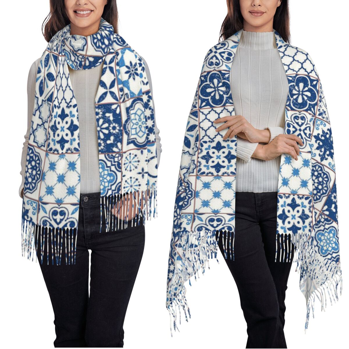 Blue Portuguese Tile Portugal  - Women'S Fashion Portugal recension och pris