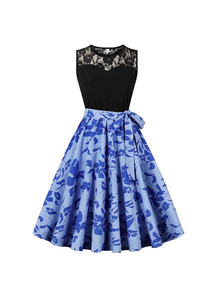 Elegant High Waist Sleeveless  - Women'S Fashion Of The 50S recension och pris