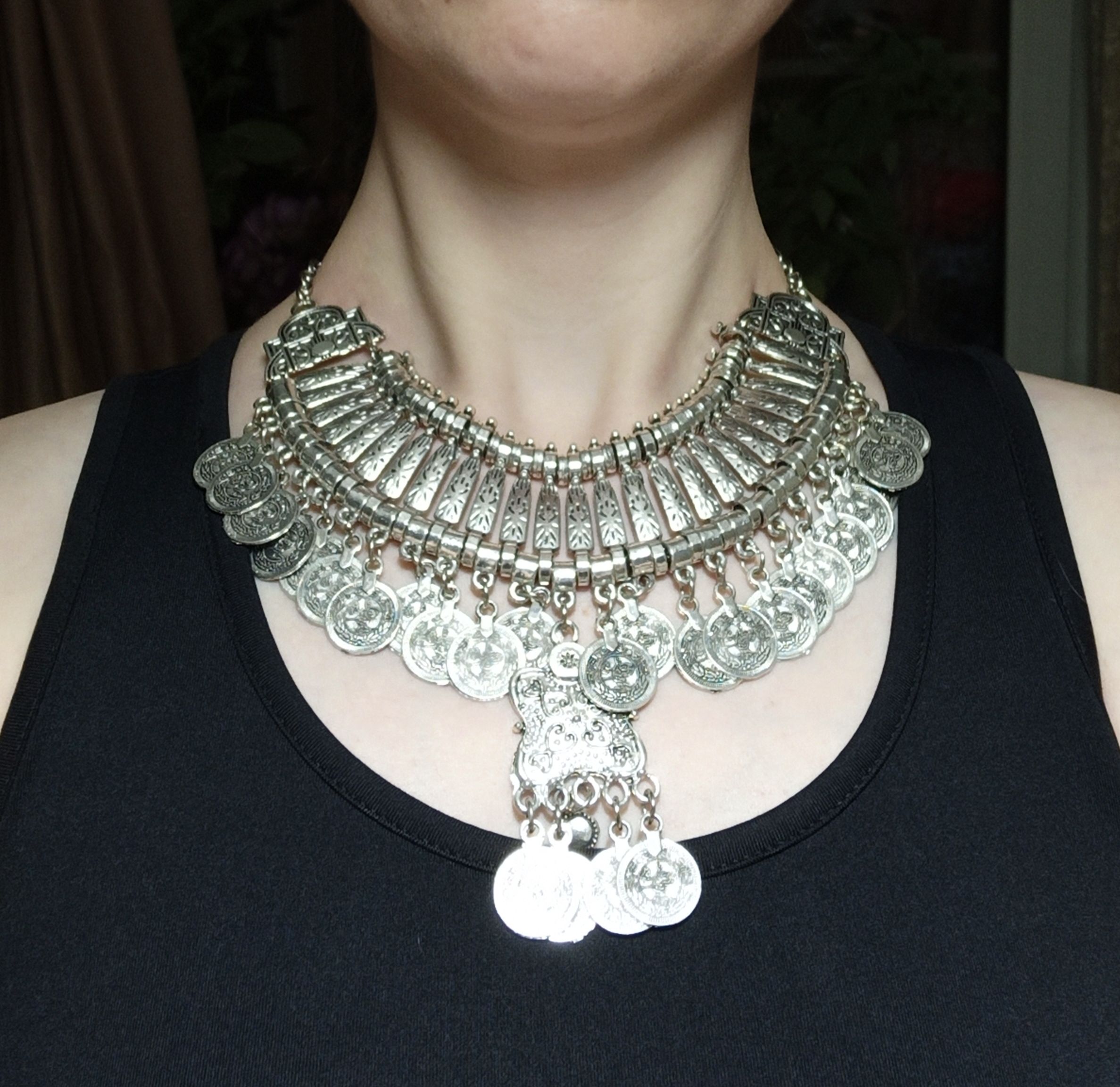 Vintage Silvery Beach Coins Ch - Women Fashion Pakistan recension och pris