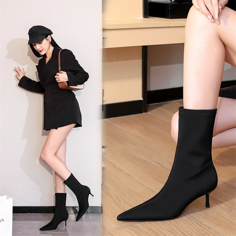 Women Elegant Stretch Ankle Bo - Women'S Fashion Winter 2026 recension och pris