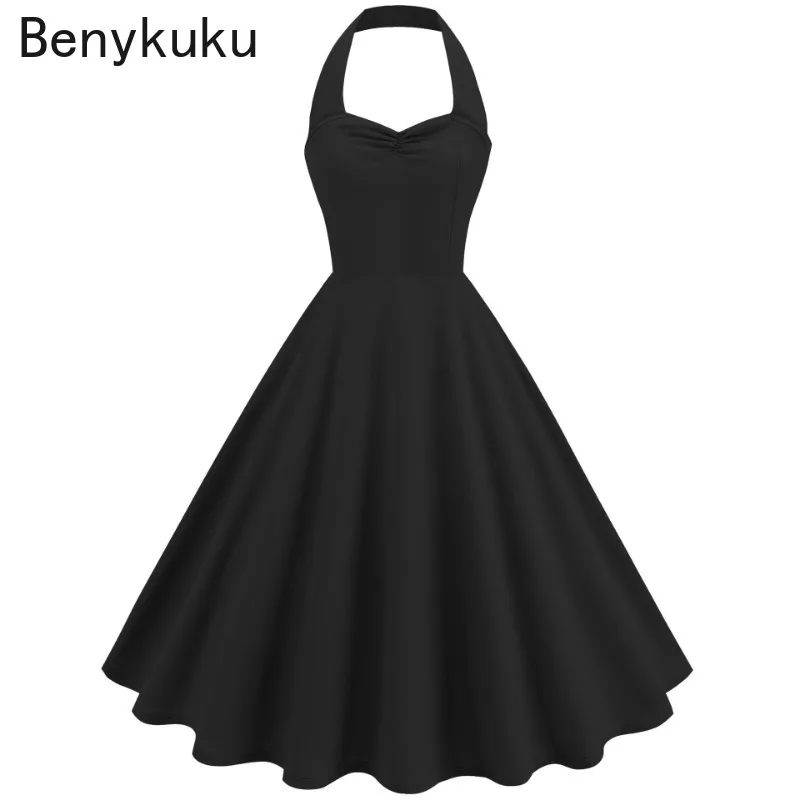 Solid Backless Pin Up 50s 60s  - Women'S Fashion Of The 50S recension och pris