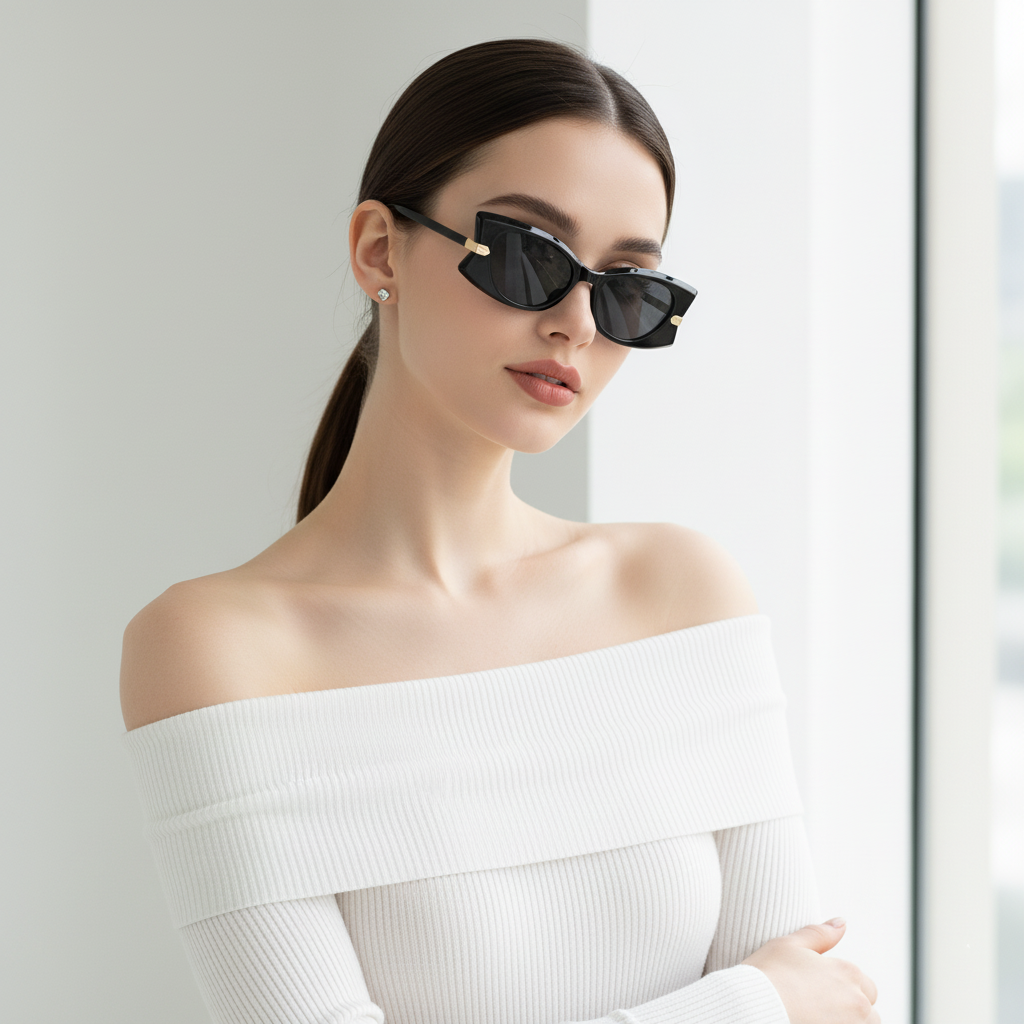 Retro 50s Cat Eye Sunglasses f - Women'S Fashion Of The 50S recension och pris