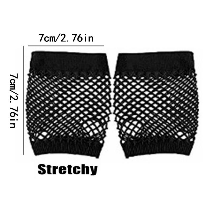 1Pair Short Fishnet Net Gloves - Women'S Fashion Vogue recension och pris