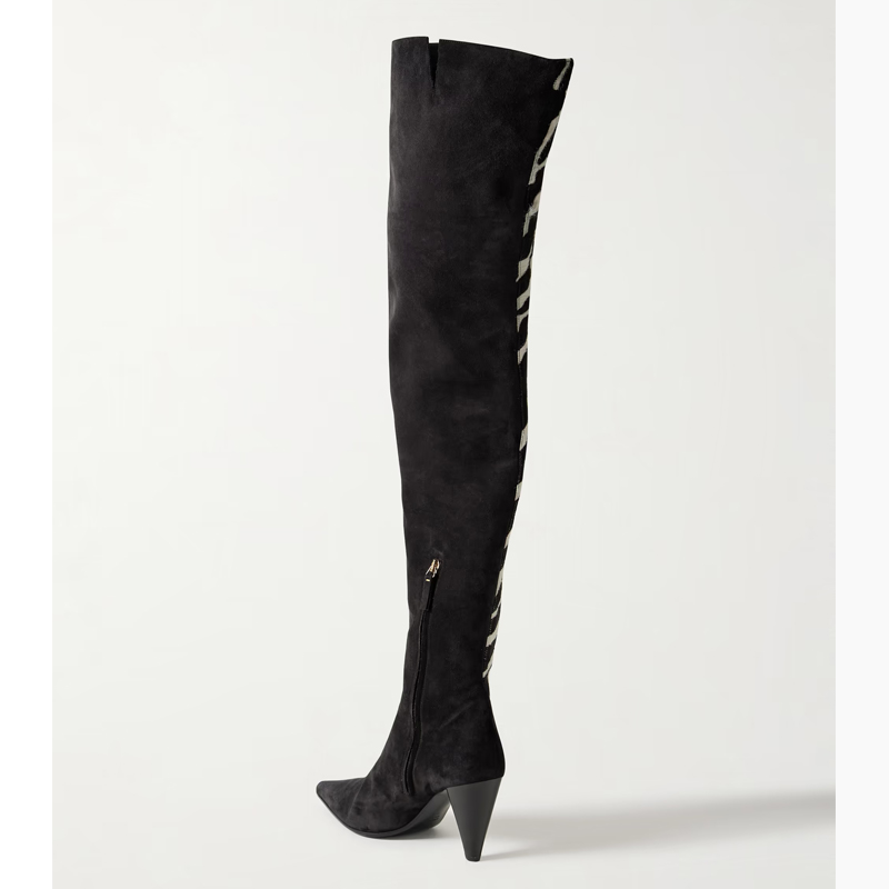 Zebra Print Pointed Toe Conica - Women'S Fashion Winter 2026 recension och pris