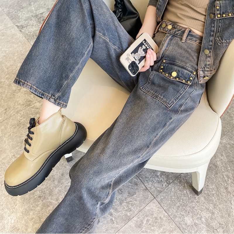 Two Piece Women Clothing Denim - Women'S Fashion Denim Jacket recension och pris